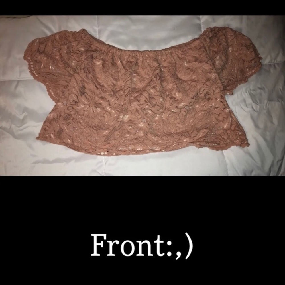 Pink crop top